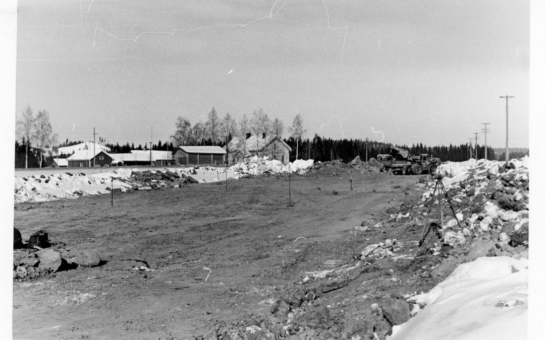 Valtatie 12 tietyömaa Huljala – Hankala 1963