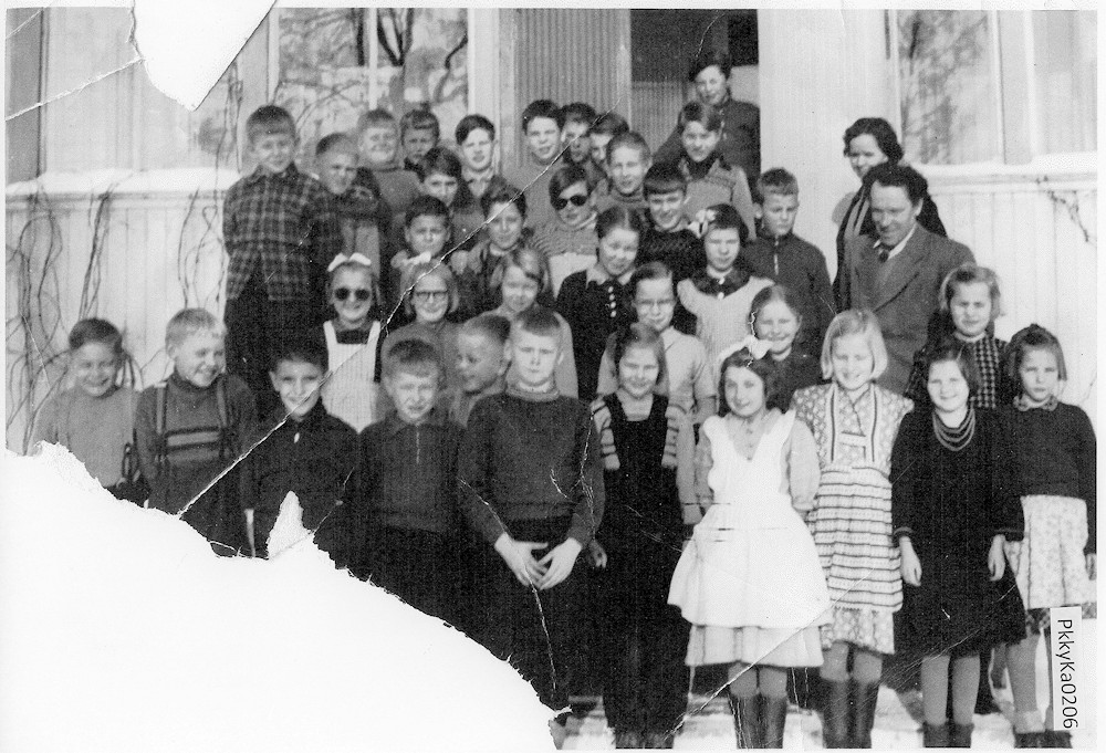 Putulan kansakoulu, 1940-50 luvun vaihde, koulukuva