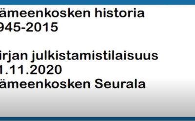 Uusi editoitu tallenne Hämeenkosken historiakirjan julkistamistilaisuudesta