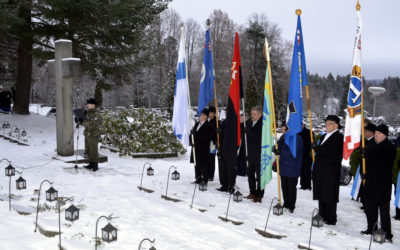 Hämeenkoskella laskettiin taas seppeleet muistomerkeille itsenäisyyspäivänä