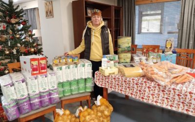 Hämeenkosken MKS lahjoitti elintarvikkeita sekä hygieniatuotteita ukrainalaisille