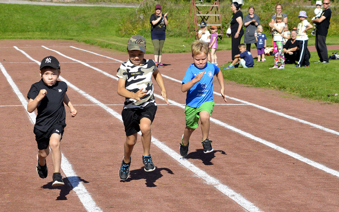 Lasten yleisurheilukilpailut 13.8.2023 Hämeenkoskken urheilukenttä